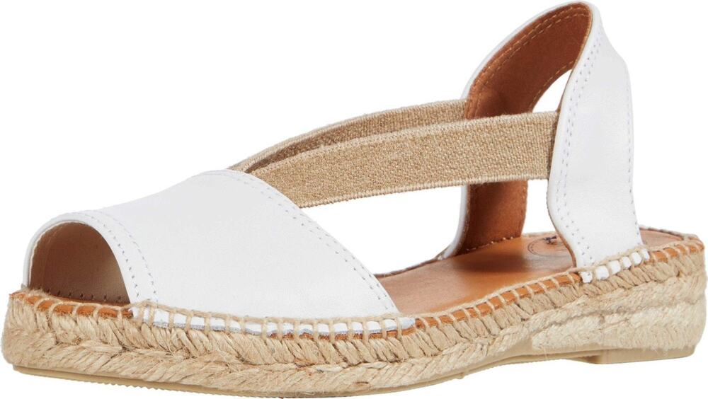 TONI PONS ETNA - FLAT LEATHER SANDAL WITH ELASTICS